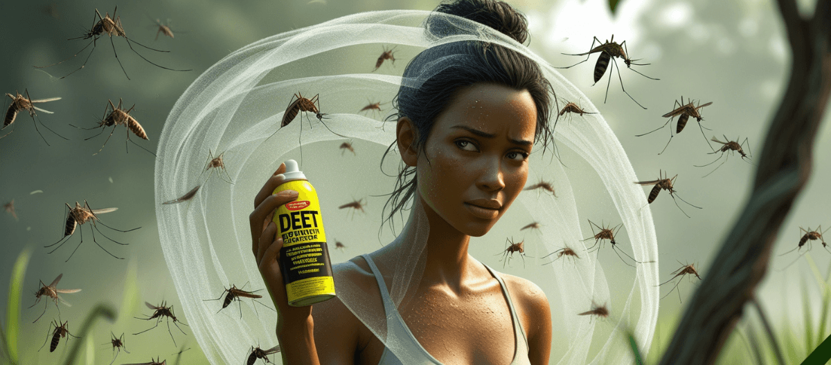 DEET repellent for travelers