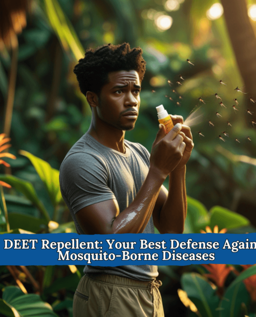 DEET repellent for travelers