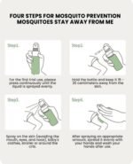 FOUR STEPS FOR MOSQUITO PREVENTON MOSQUITOES STAY AWAY FROM ME